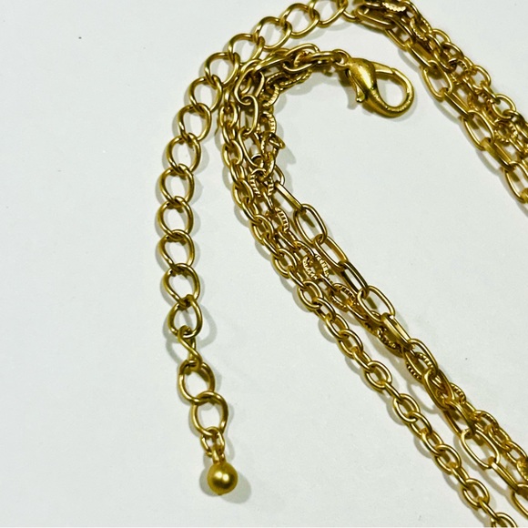 Butterfly Enamel Statement Necklace Large Pendant - Picture 9 of 10